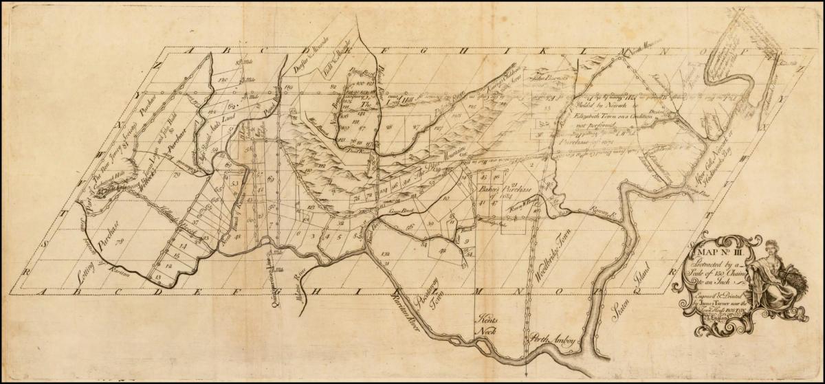 mapa de colonial Boston