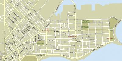 Mapa de Boston masa