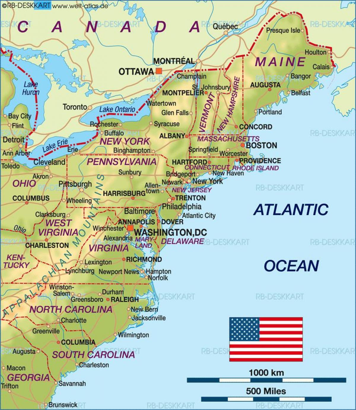 Boston en nós mapa
