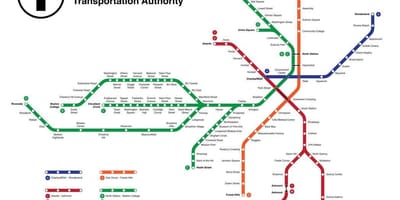 Metro Boston mapa